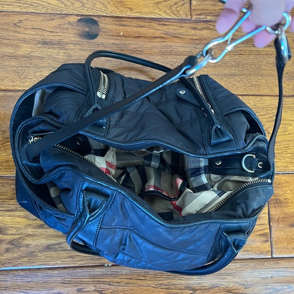 Burberry diaper bag